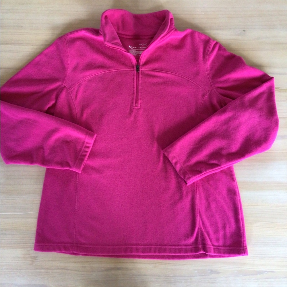 Fleece Quarter Zip Up Sweatshirt Long Sleeve Soft Cozy Stretchy
